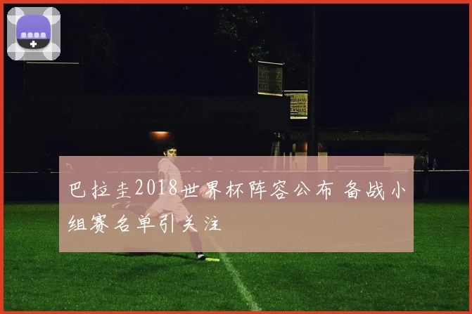 巴拉圭2018世界杯阵容公布 备战小组赛名单引关注